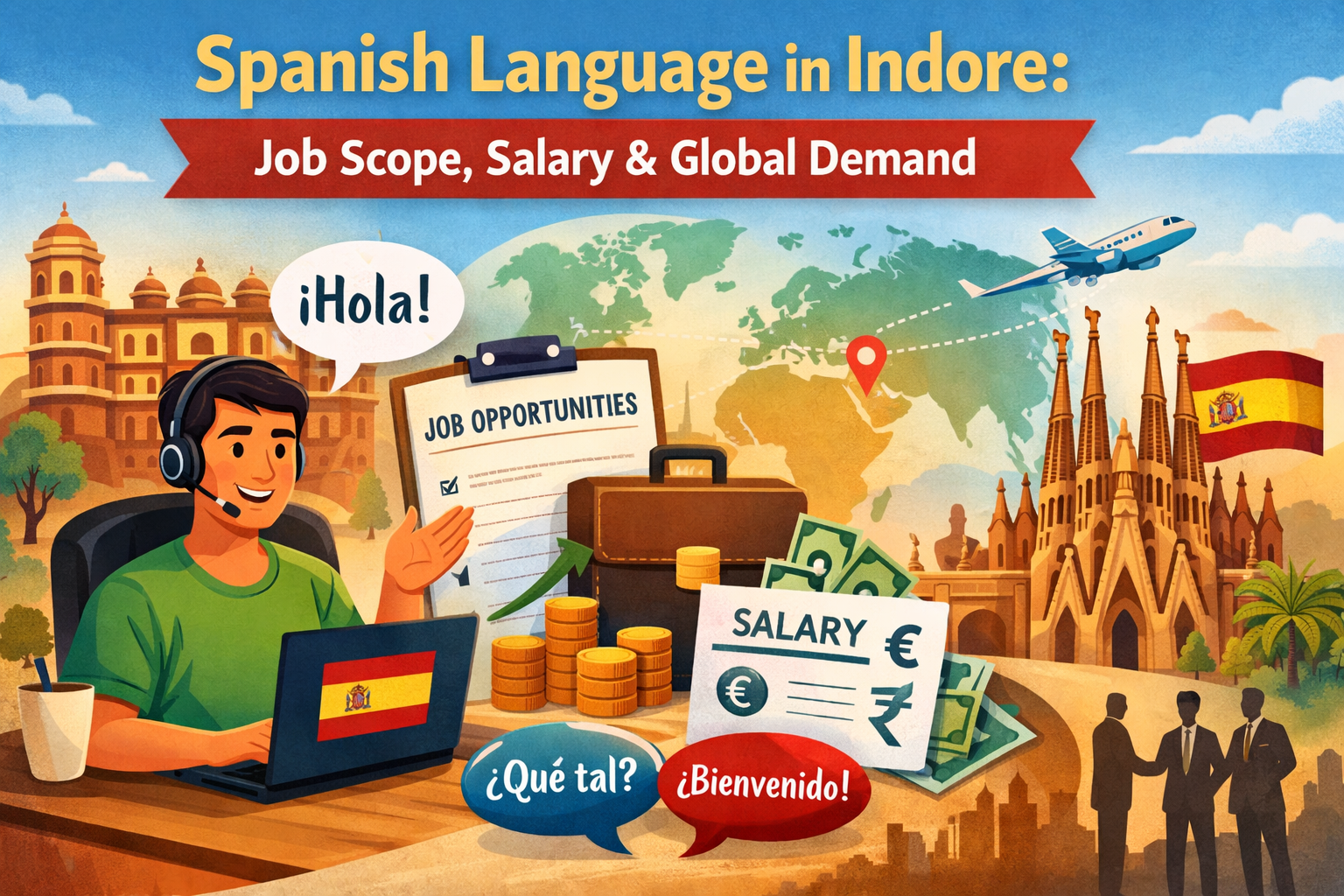 Spanish Language in Indore: Job Scope, Salary & Global Demand