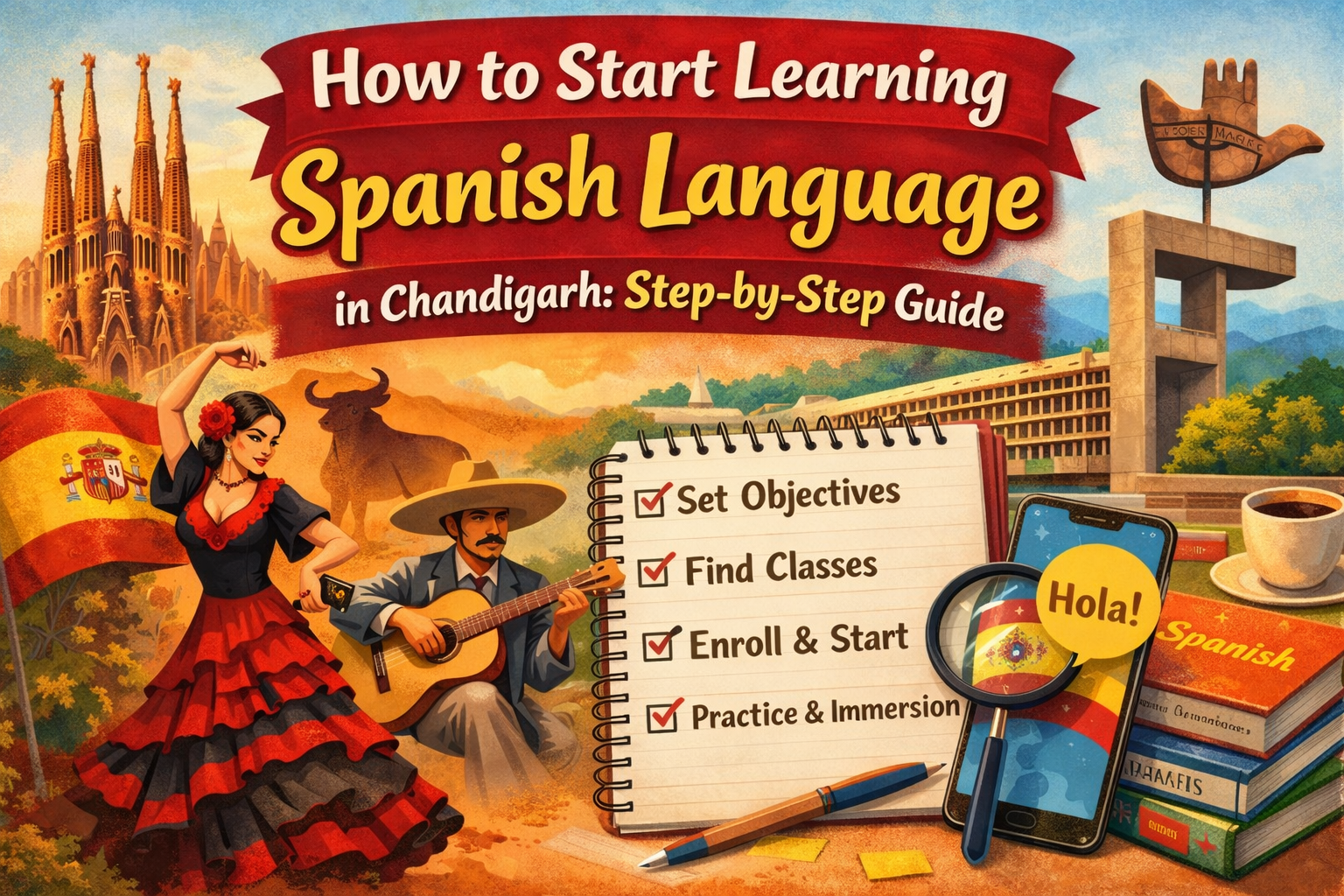 How to Start Learning Spanish Language in Chandigarh: Step-by-Step Guide
