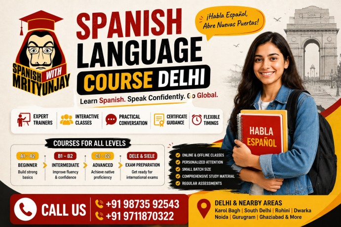 Spanish Language Course Delhi | Online & Offline Spanish Classes