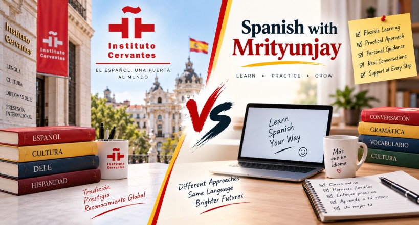 Instituto Cervantes vs Spanish with Mrityunjay